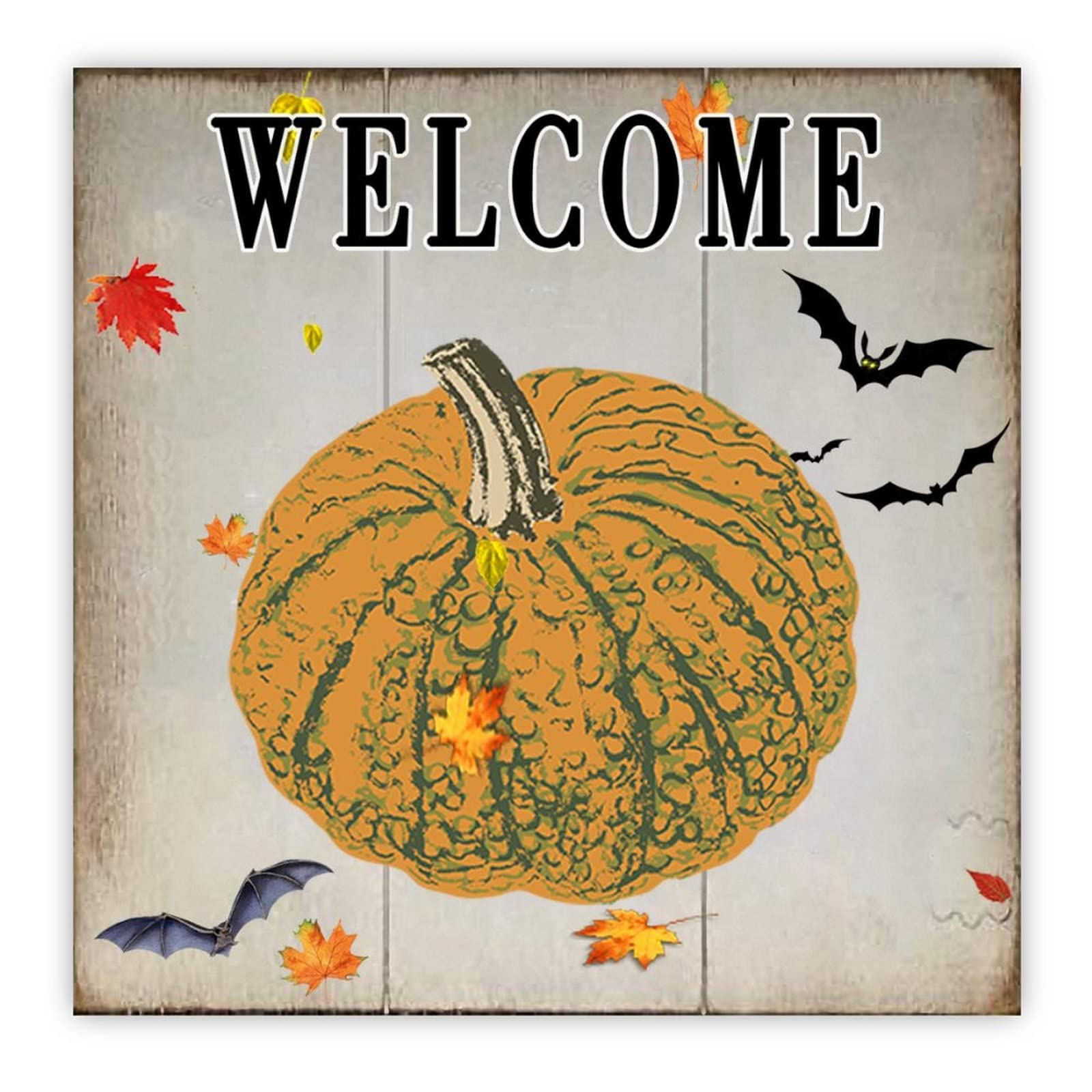 Panneau citrouille en bois d'Halloween : l'atout charme pour animer vos murs