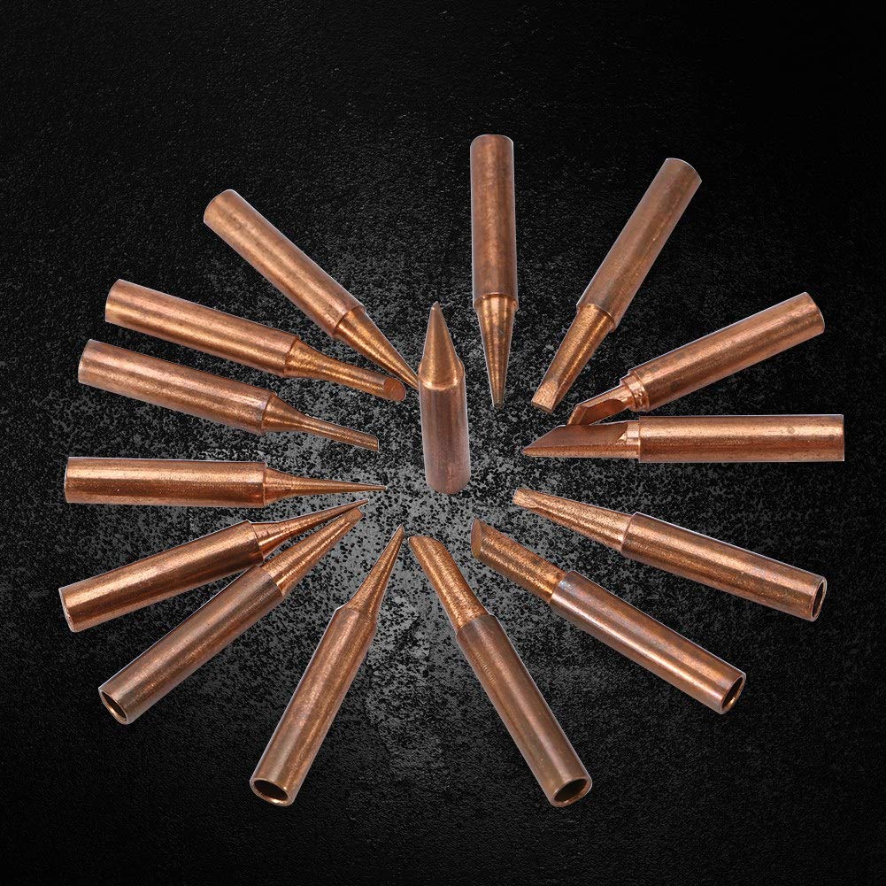 Copper Soldering Tips LeadFree Copper Solder Tip 15Pcs/Set Soldering