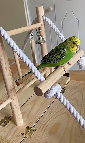 Miniatura 5 de PENN-PLAX Bird Life - Corralito plegable, perfecto para periquitos, tortolitos, cacatúas y conures, gran solución de almacenamiento, tamaño extra