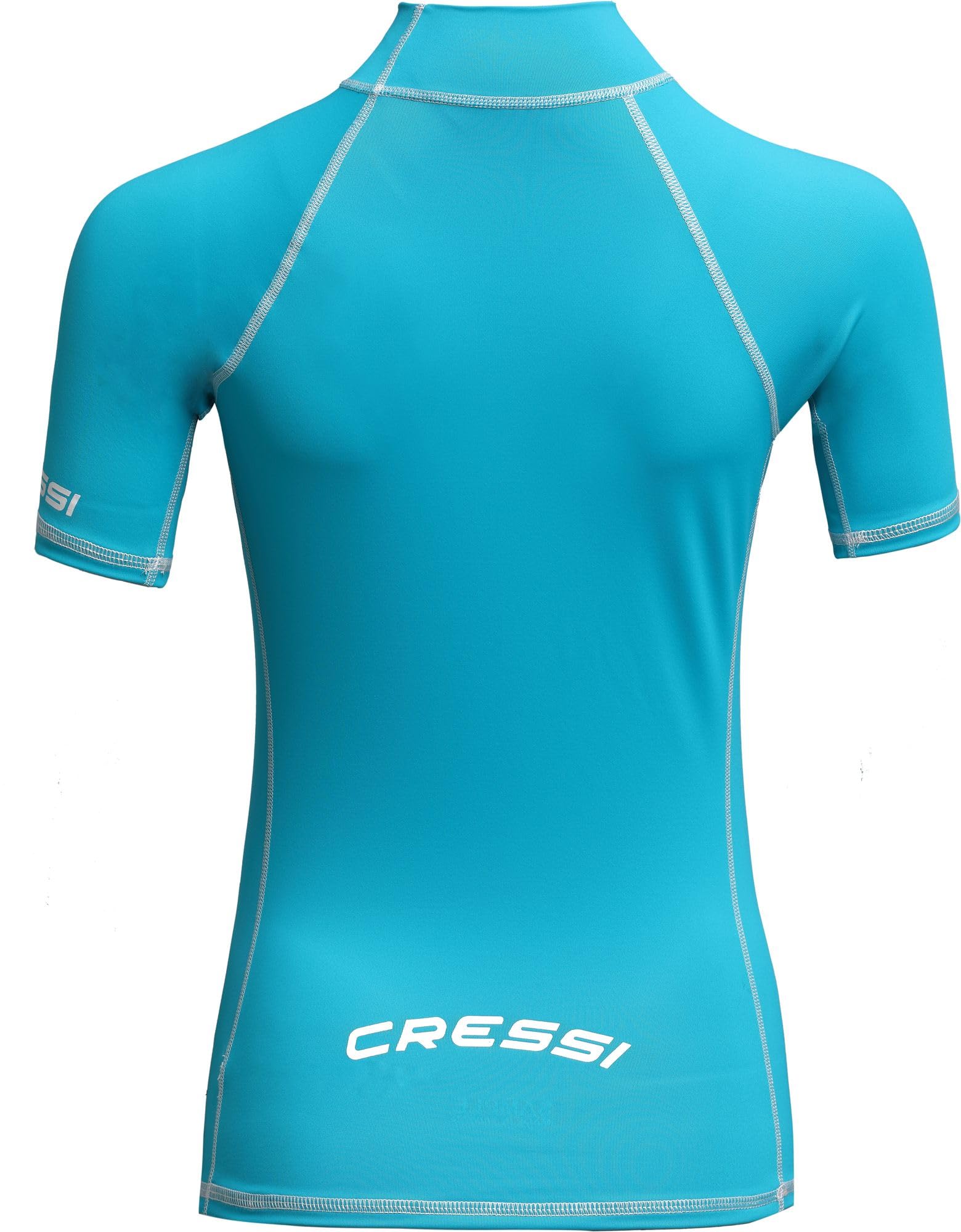 CRESSI Rash Guard Lady - Rashguard de Protection en Tissu Super Élastique Spécial, Disponible avec Manches Longues Our Courtes pour Femme, Protection Solaire UV (UPF) 50+