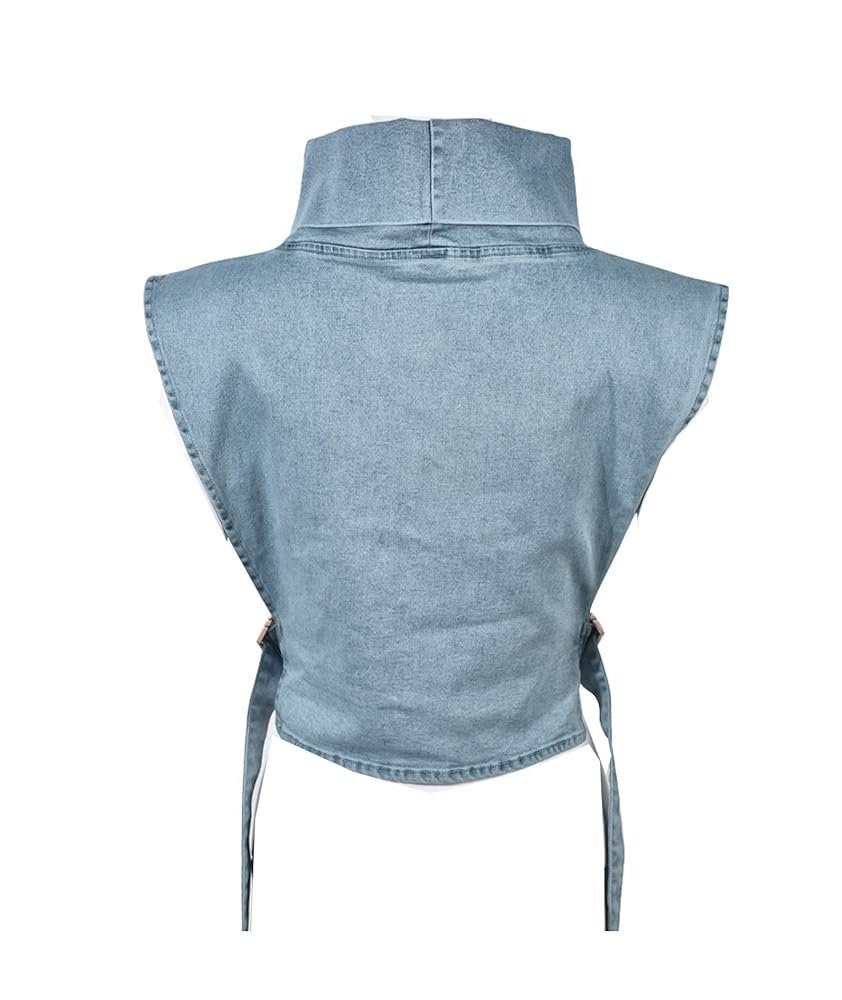 トップス HYKE Militaly Vest Amazon.com: xxxiticat Women's Denim Vest Shirt Sleeveless