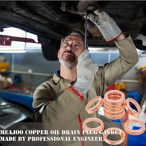 Vista 100 de 20 piezas de tapón de drenaje de aceite de motor de repuesto para M16 11137546275 Anillo de junta para MINI Cooper, R56, Clubman, Cabrio, Coupé