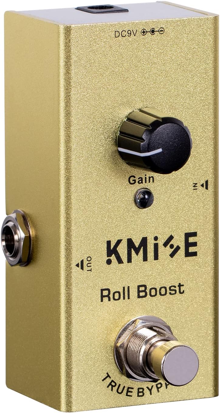 lotmusic Kmise Roll Boost Electric Guitar Effects Pedal Mini Single Type DC 9V True Bypass