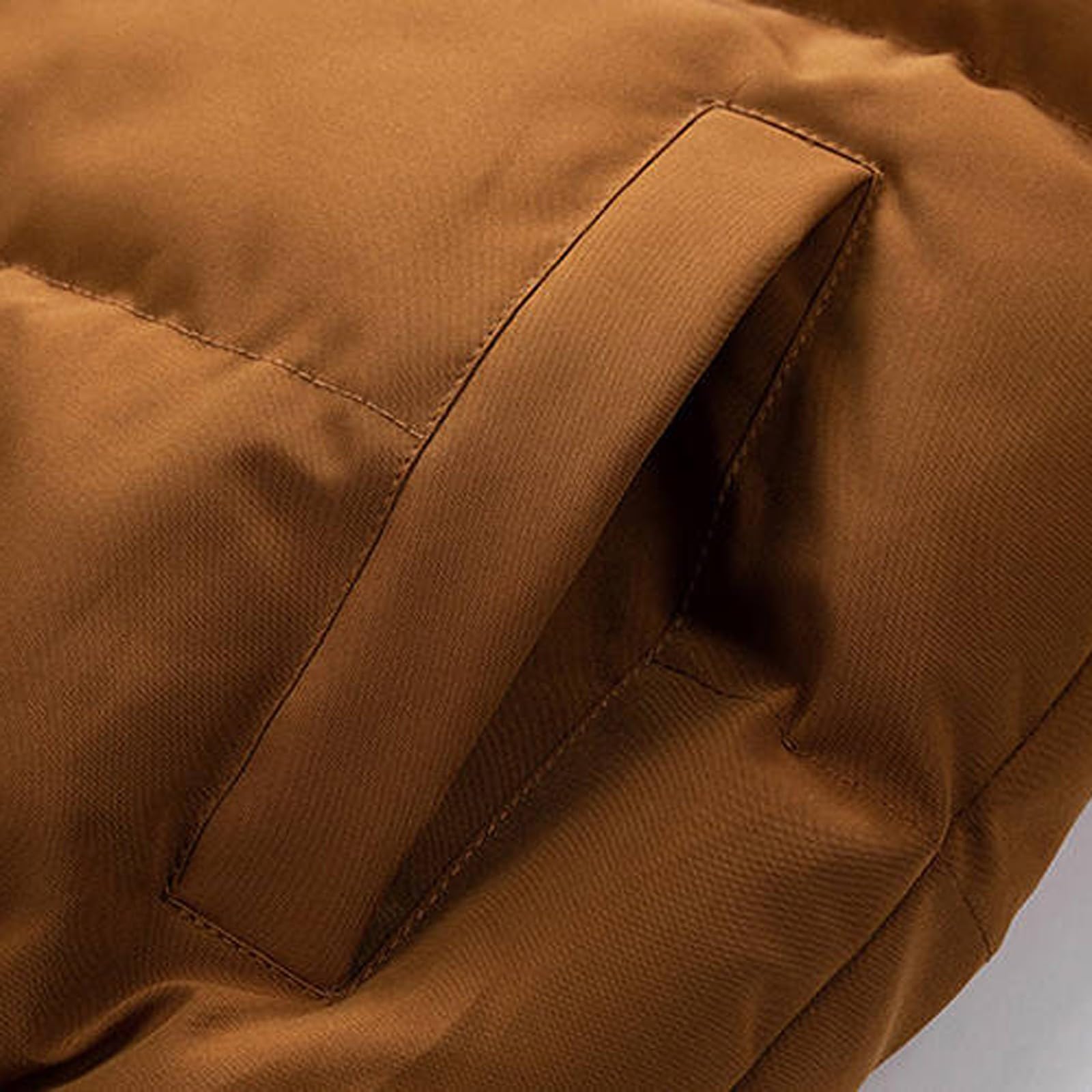 Genérico Cazadora Hombre Invierno Cazadoras Calor Grueso Chaqueta de Pluma Ultra Ligero Abrigo Cortavientos Trabajo cálida e informal a prueba viento parka para exteriores