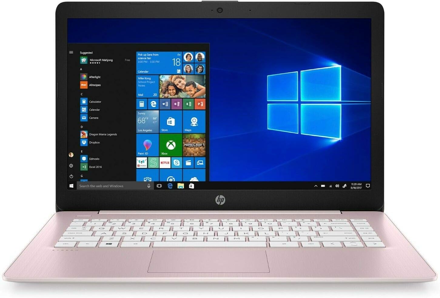 Blасk Frіdау 🔥 HP Stream 14 Pink - Celeron N4000 - 4 GB RAM - 64 GB eMMC Storage - 14 LCD - Wireless - Bluetooth - Webcam - Windows 10 S