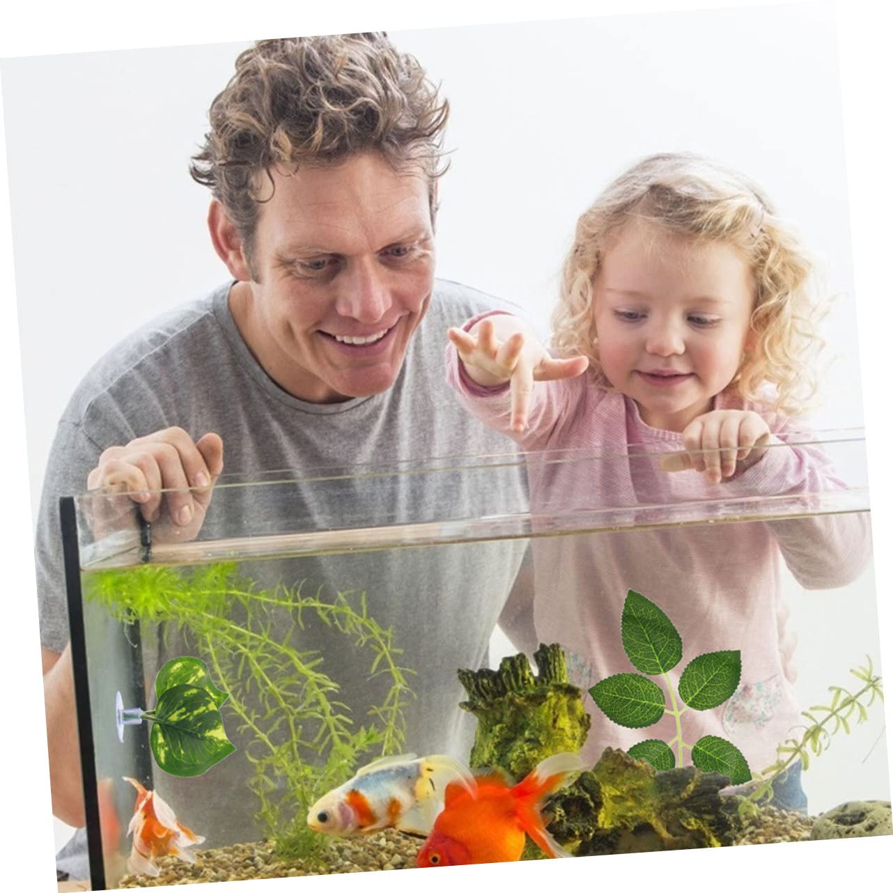 3 set Decorazione Con Foglie Finte Piante Finte Ornamenti Per Acquari Foglie Artificiali Per Acquari Decorazioni Con Viticci Foglie Acquatiche Finte Piante 10 pezzi*3