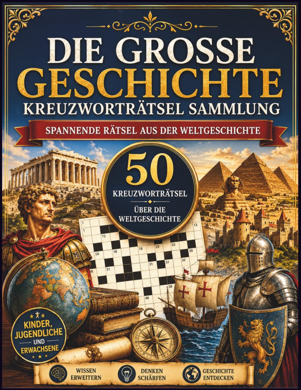 Die Große Geschichte Kreuzworträtsel Sammlung: Spannende Rätsel aus der Weltgeschichte