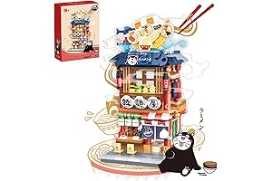 Japanese Style Noodle Shop Mini Building Blocks Set