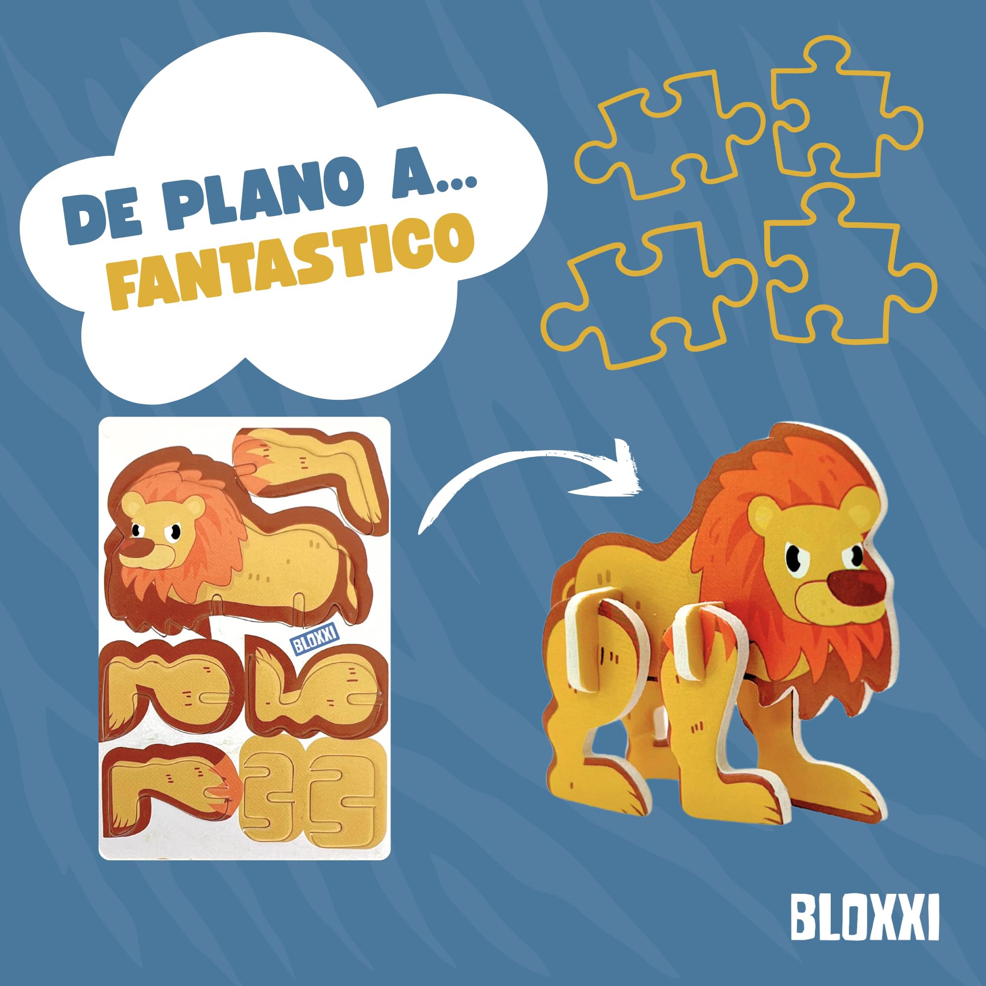 Set 25 Puzzles 3D para Niños – Actividad Educativa y Creativa – Regalitos Originales para Fiestas, Piñatas y Cumpleaños Infantil – Regalo Ideal para Invitados y Colegios (Animales)