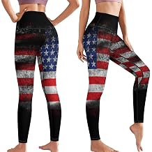 Leggings with 2 Pockets for Women High Waist Tummy Control Workout Running Yoga Pants
