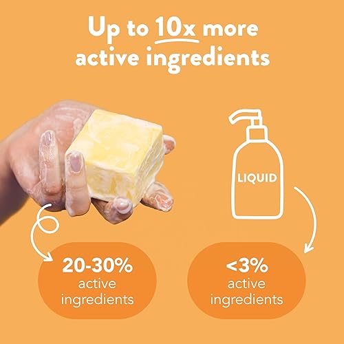 Vista 57 de Ethique Barra de champú Everyday para cabello suave y brillante con vitamina C, sin plástico, sin crueldad, vegano, 3.88 onzas, anteriormente