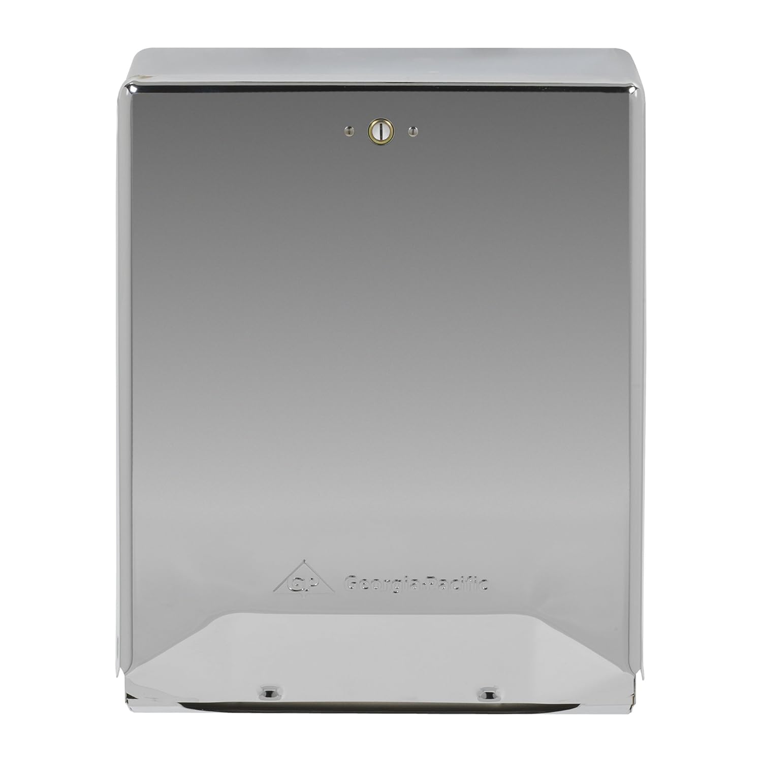 Georgia-Pacific 56620 Chrome Combination C-Fold/Multifold Paper Towel Dispenser, 11.25" Width x 4.438" Depth