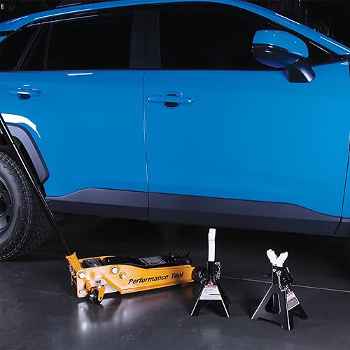 Miniatura 6 de Performance Tool W41006 Soportes de gato de bloqueo doble de 6 toneladas (par)