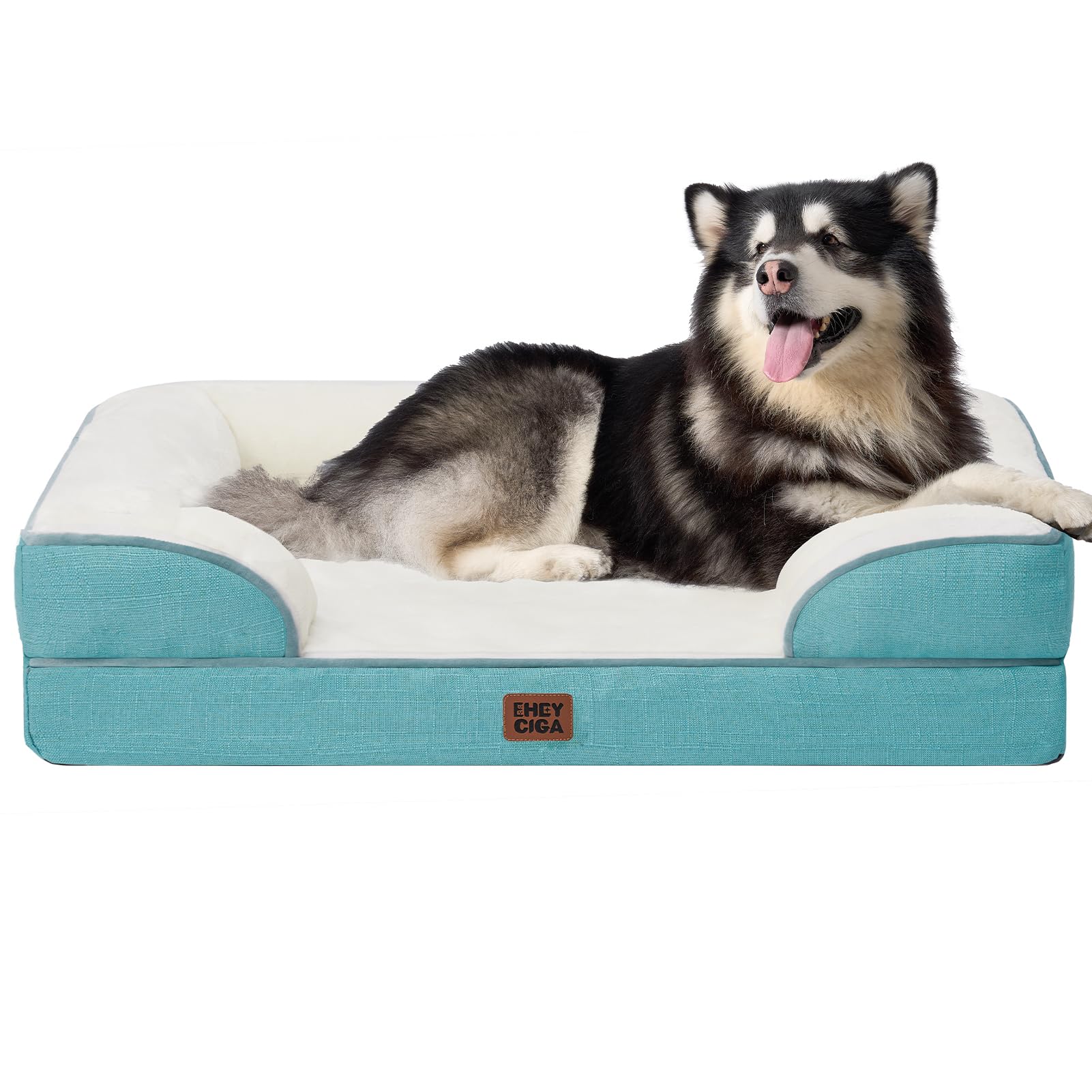 EHEYCIGA Orthopedic XXL Dog Bed, Waterproof Washable XL Big Pet Bed 52"