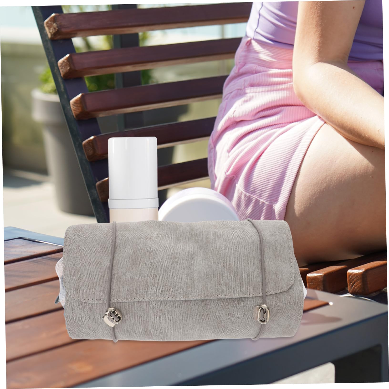 Beaupretty 2piezas Bolsa De Cosméticos Portátil y Plegable Compartimentos Neceser De Maquillaje Colgante para Viajes Gran Capacidad y Diseño Duradero
