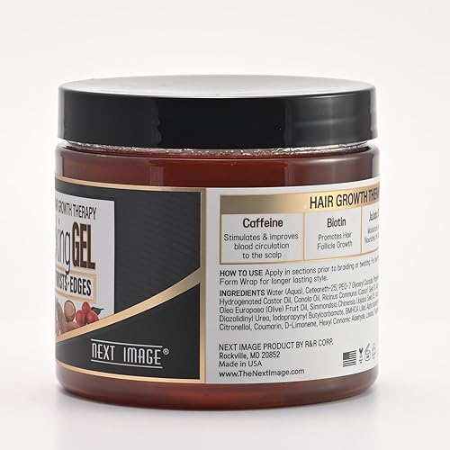 Miniatura 2 de NEXT IMAGE Gel de bloqueo trenzado (ricino negro y argán, 16 onzas)