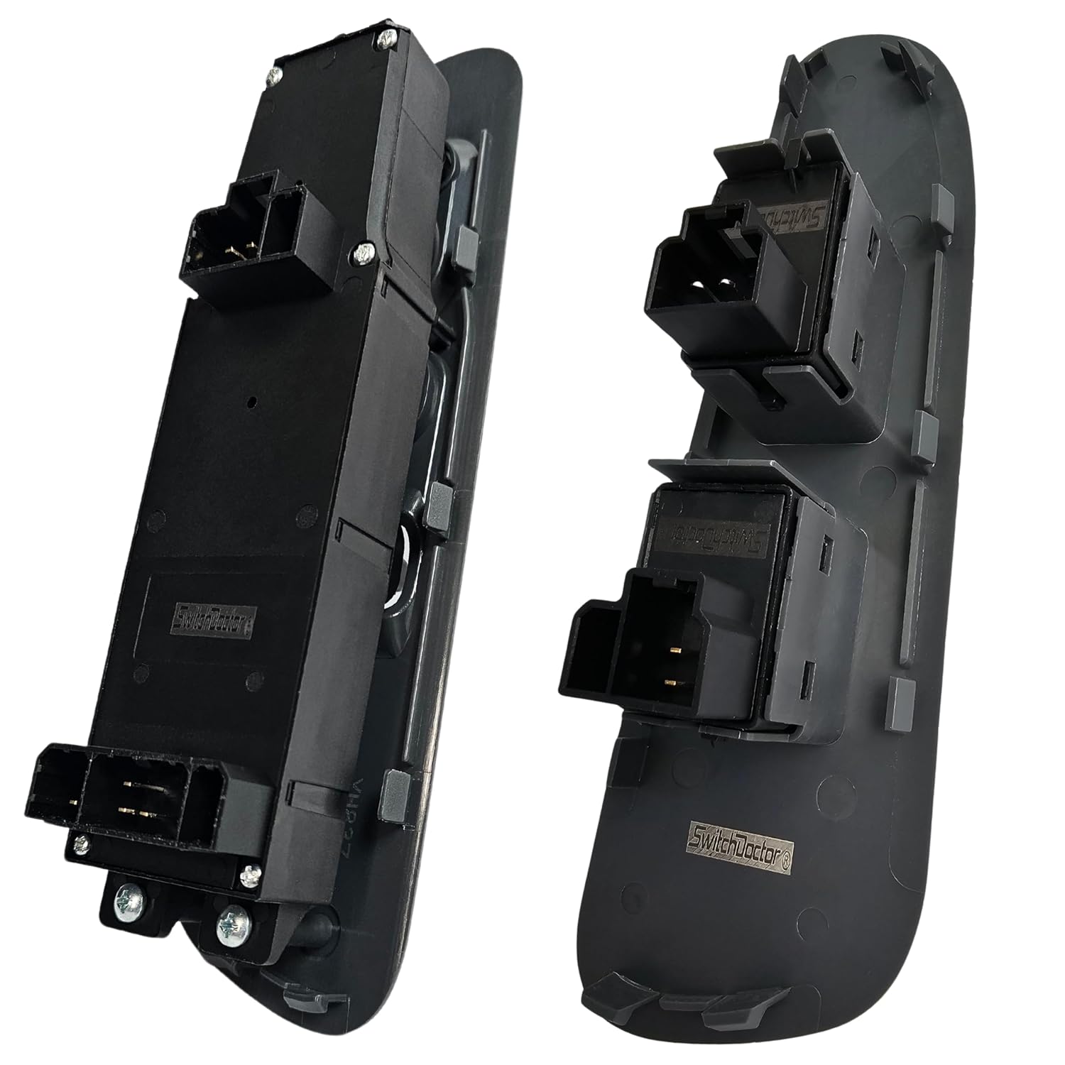 SWITCHDOCTOR Window Master Switch & Front Passenger Bezel Assebmly for 2002-2009 Dodge Ram (Gray)