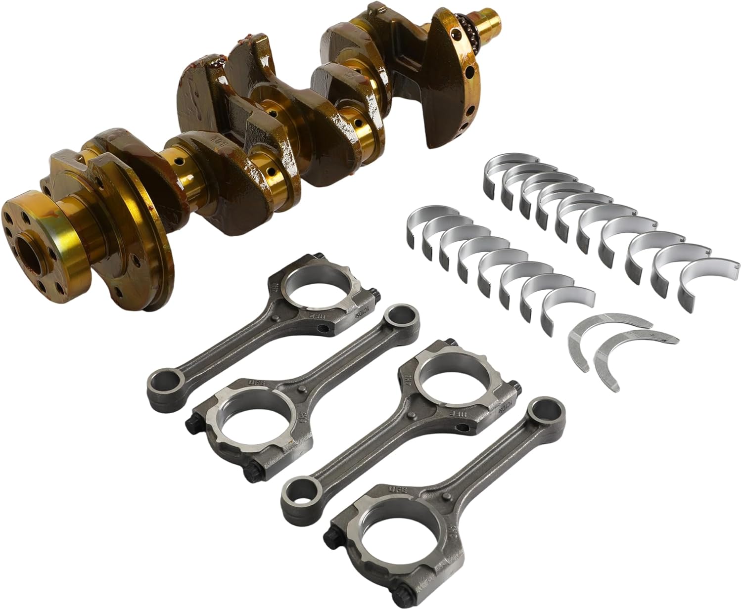 G4FD 1.6 Crankshaft Rods & Bearing Kit Fit for Hyundai Accent Veloste Kia Rio Soul 1.6L 2012-2019 23110-2B610 231102B610