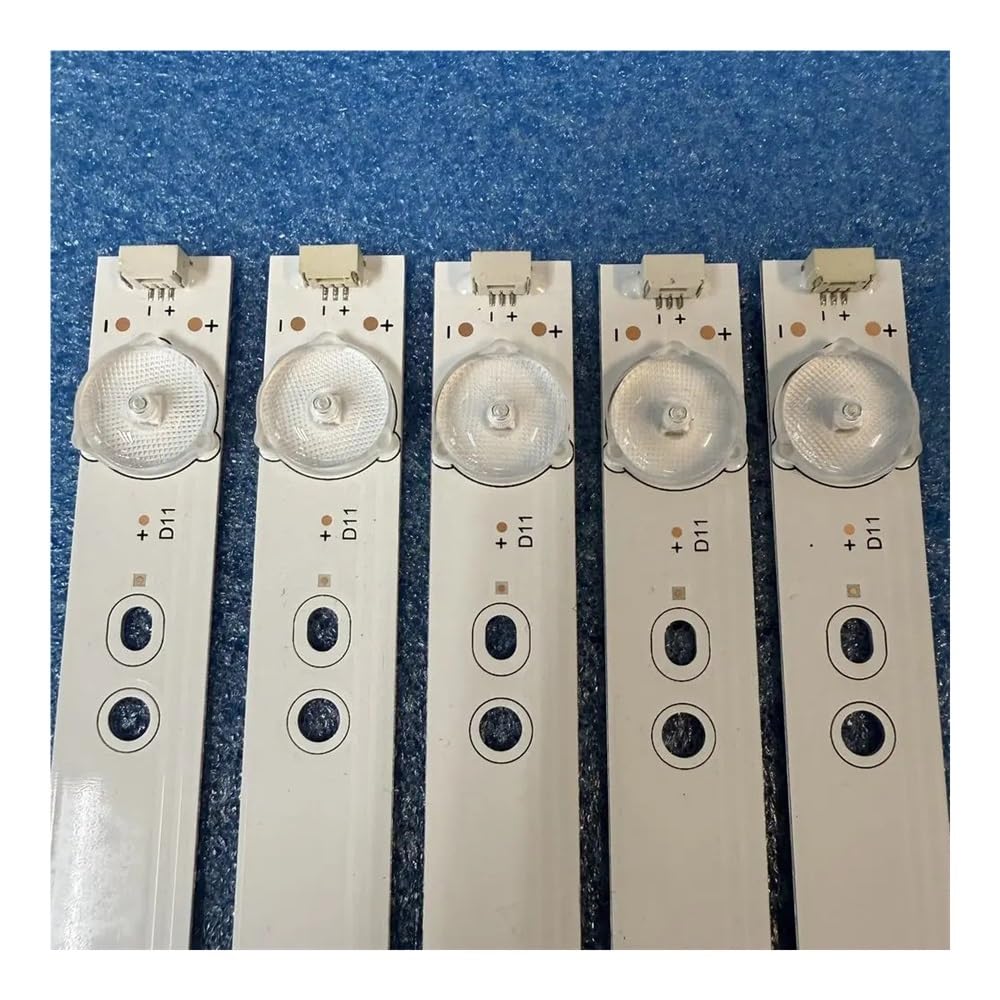 10er-Set Hintergrundbeleuchtungsstreifen mit 11 LEDs, Passend für LE46D5QFM, BJSJ46D11R-ZC14F-02 und BJSJ46D11L-ZC14F-02 Ersatzteile