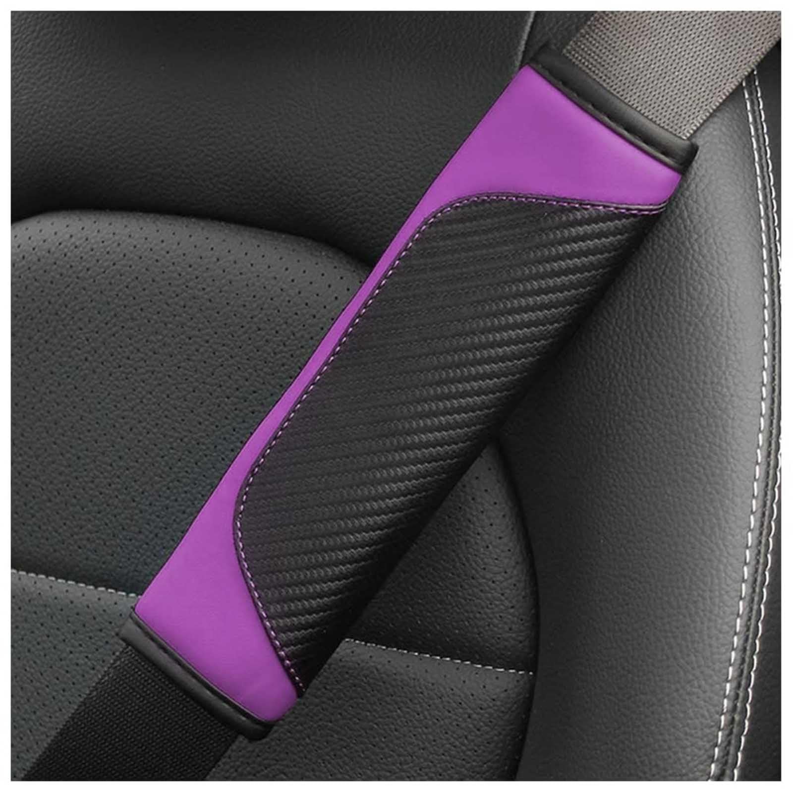 Cuscinetti per Cintura di Sicurezza Compatibili con BYD F3 2015-2pcs | Cuscinetti per Cintura di Sicurezza Pelle Morbida Protettore Spalla Traspirante Antiscivolo