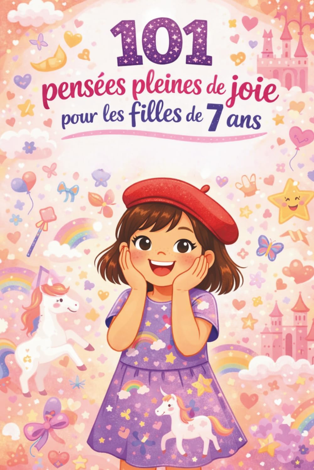 101 pensées pleines de joie pour les filles de 7 ans: Le cadeau spécial pour le 7ᵉ anniversaire ou pour n’importe quel moment – rempli de pensées bienveillantes et encourageantes