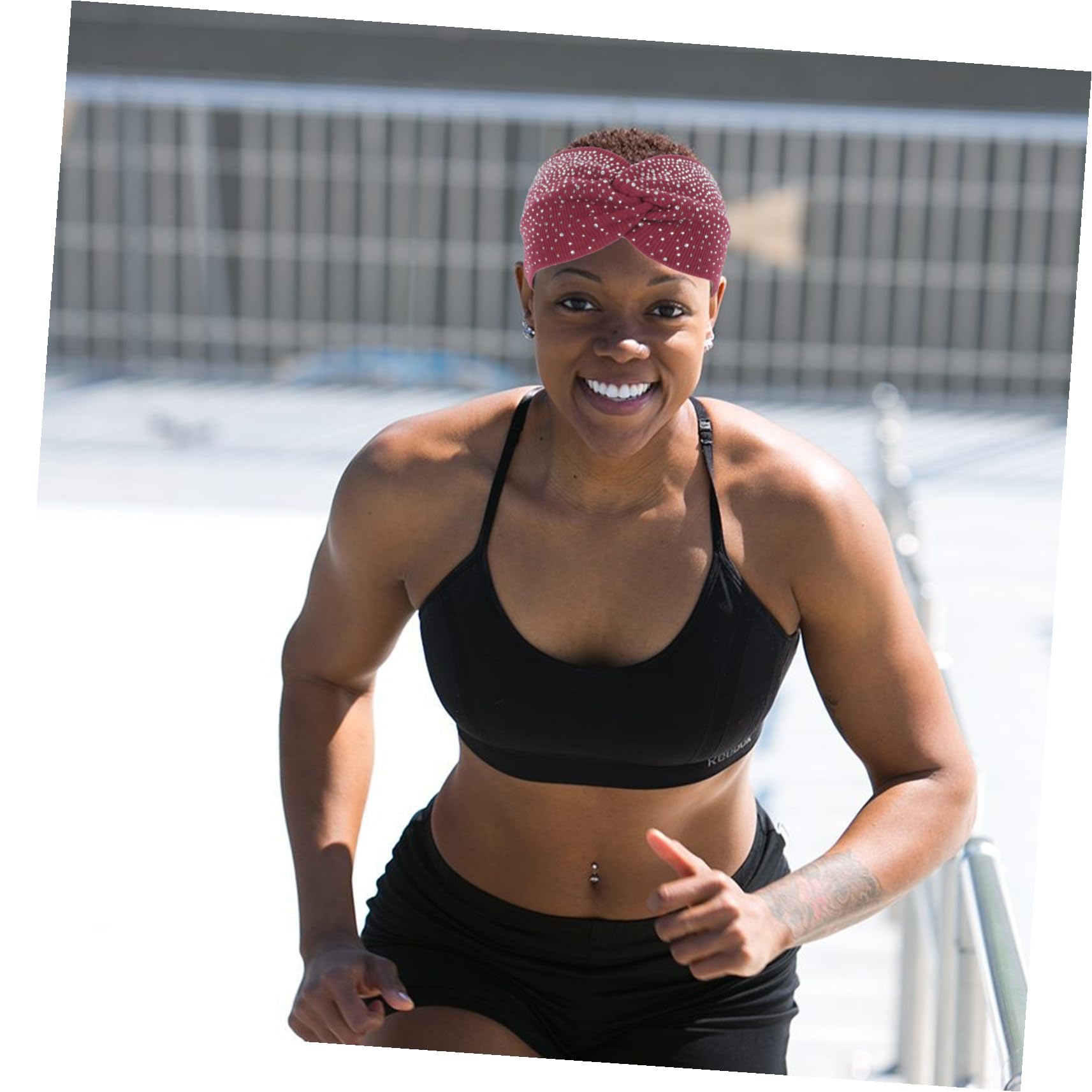 Beavorty 9piezas Diademas Cruzadas De Color Sólido Para Yoga y Ejercicio Accesorios De Cabello Elásticos Para Mujeres Para Actividades Deportivas y Estilo Diario