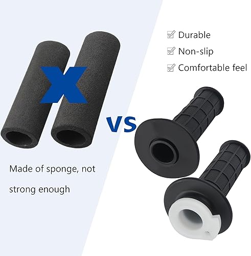 Miniatura 5 de Kit de cable de acelerador, conjunto de acelerador de bicicleta de 78 pulgadas de 0.866 in con acelerador giratorio y cables de acelerador de 47