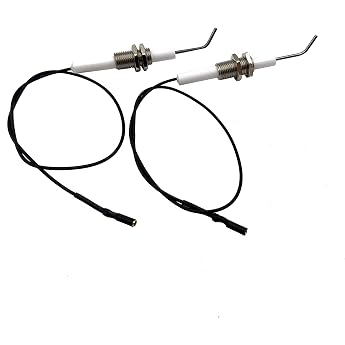 METER STAR Set of 2 Universal Ceramic Electrode Spark Plug Wire 0.3m Electronic Device Suitable for Piezo Ignition