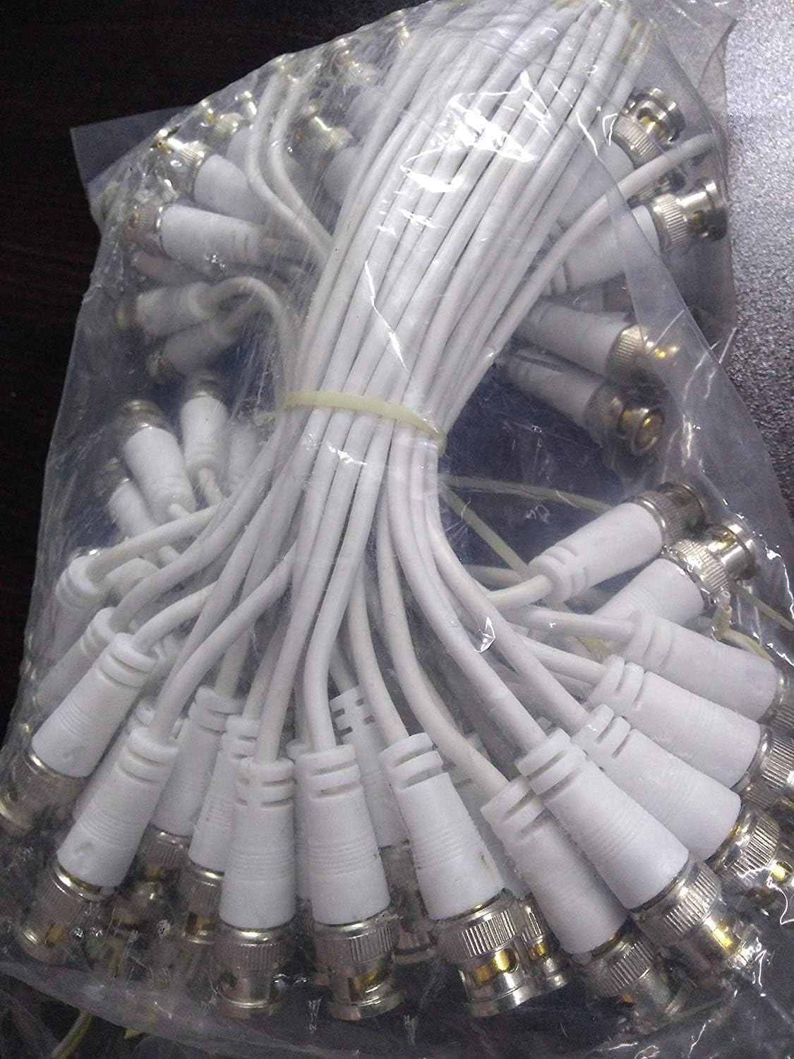 Bnc Connector With Copper Wire(10Pcs 20Cm Bnc Male Plug Cable)