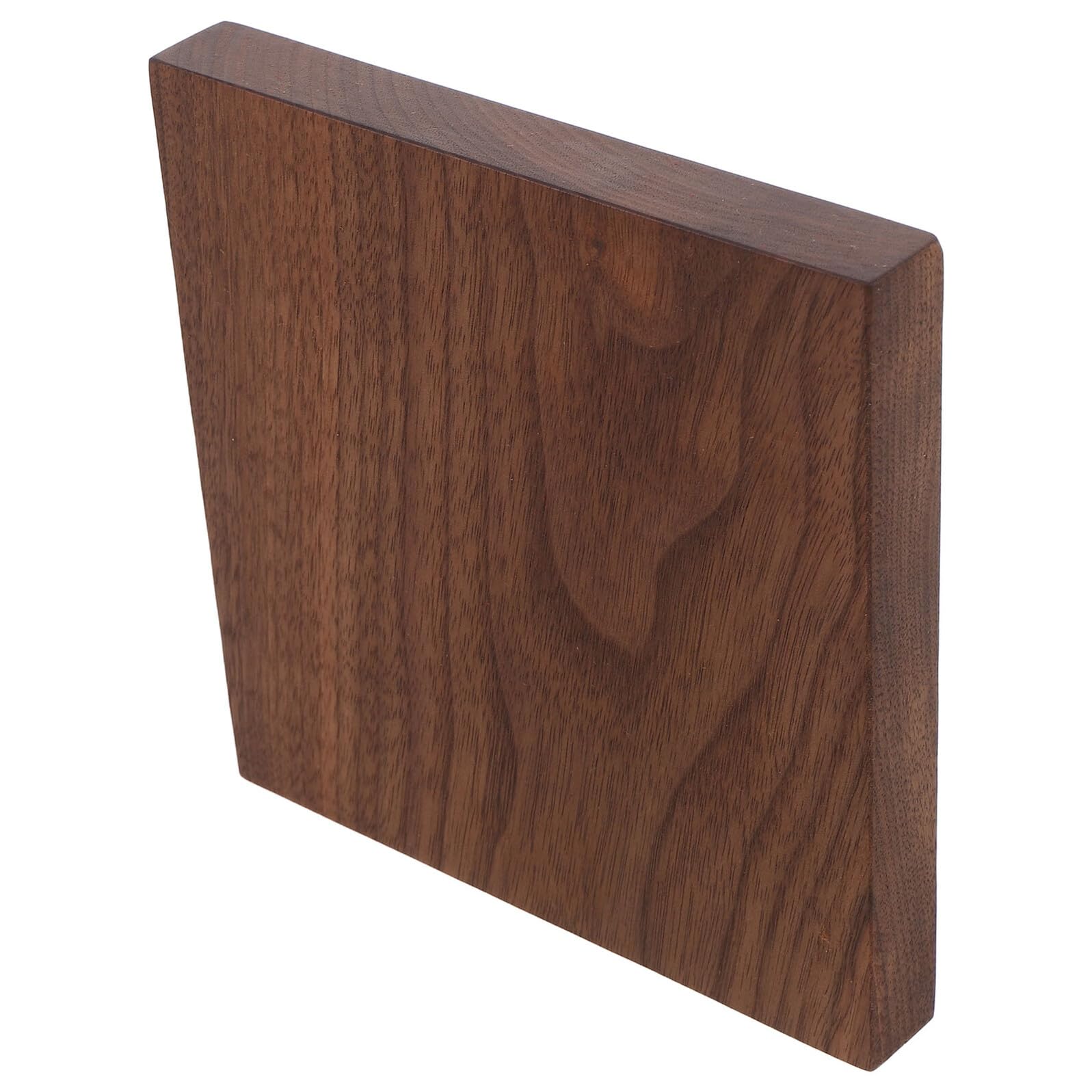 Cuadrado de Madera Natural sin Terminar 15x15x2 Cm para Manualidades, Bloque Artesanal para Tallar y Pintar, Pieza de Madera para Bricolaje y Decoración Creativa, Material