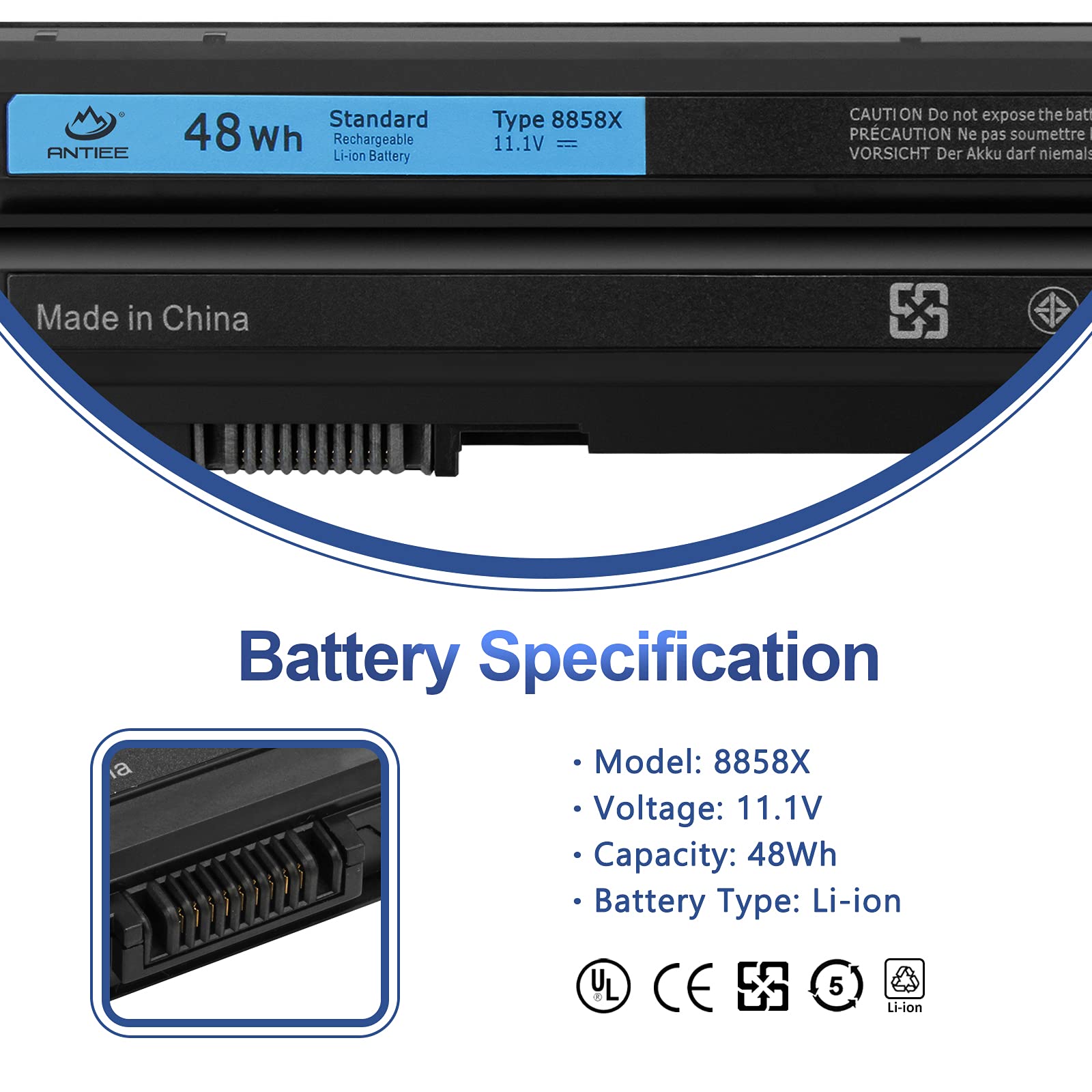 Neuer PATONA Laptop-Akku Für Dell Studio-Serie – Hochleistungsakku, 6600 MAh, Langlebig & Sicher