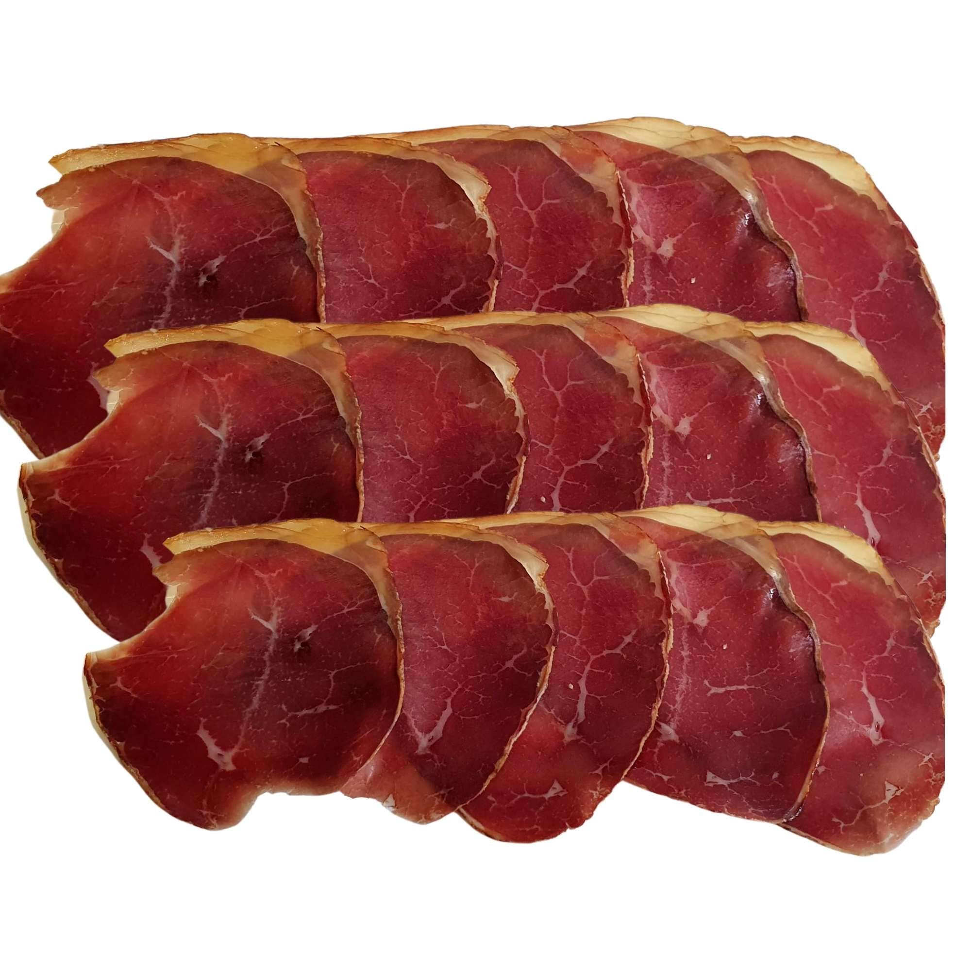 Cecina de León - Lomo de Cecina Peso Aproximado 1,4 kg - Cecina de León Ahumada - Es el redondo de la vaca, más sabrosa y baja en sal.