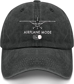Pilots C172 Flying Gifts Airplane Mode Hats for Women Cool Washed Distressed Baseball Caps