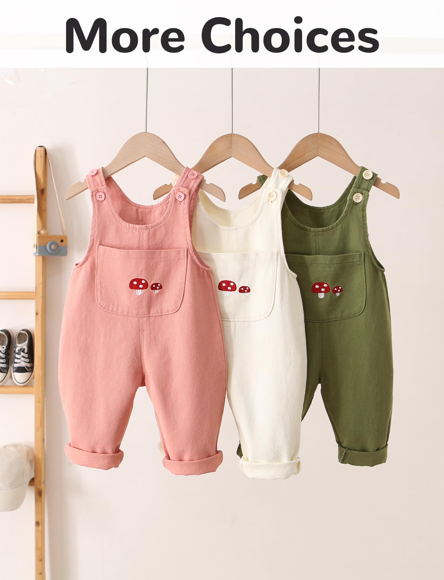 FEOYA Bébé Salopette Sans Manches Travail Fille Combinaison Pantalon Avec Bretelles Réglables Printemps Garçon Overalls Une Pièce Automne 6 Mois-5 Ans