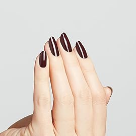 OPI Nail Lacquer Complimentary Wine | Opaque Dark Red Crme Chip Resistant Nail Polish | Muse of Milan Collection