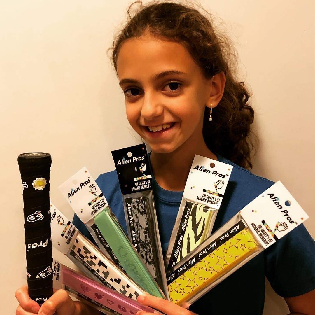 Alien Pros Ruban Adhésif Pour Raquette De Tennis (6 Poignées) – Grip Prédécoupé Et Sec Au Toucher – Surgrip Pour Raquette De Tennis – Enveloppez Votre Raquette Pour Une Haute Performance (6