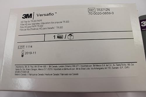 Miniatura 2 de 3M Versaflo HE Filtro para TR-300 PAPR TR3712n (filtro único)