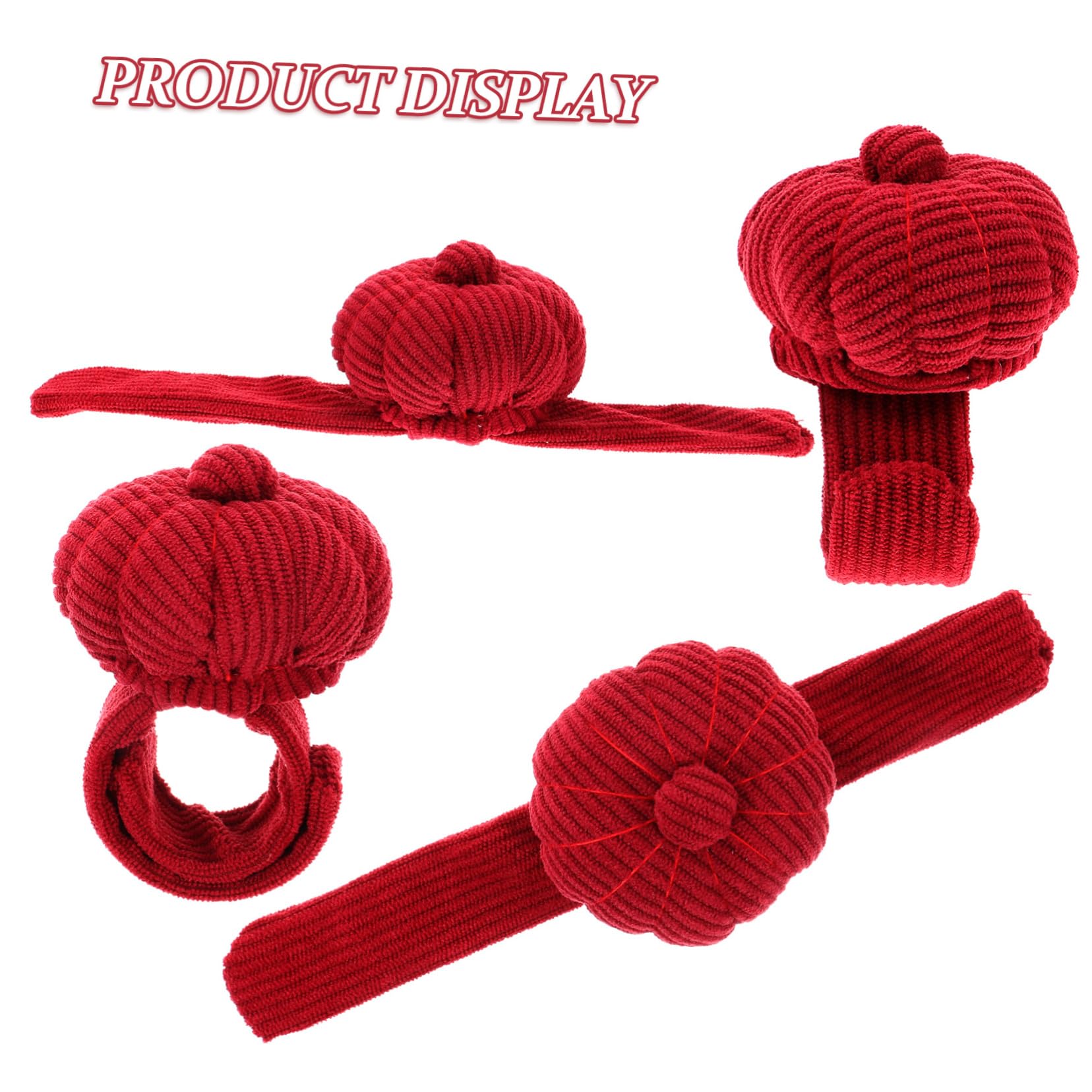 VILLCASE 5st Tasche Für Handgelenksnadeln Heimwerken Häkeln Nadel- Und Fadenset Magnet Schmuck Haken Chenille Stickfaden Tie-dye-kit Freunde Stand Binden Einfädler Nähen Rot Cord