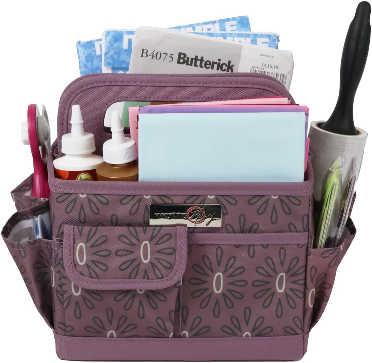Everything Mary XXL Rolling Sewing Machine Bag & Desktop Organizer Tote – Spacious, Durable Storage with 4 Wheels & Multi-Pocket Caddy for Sewing, Craft, & Office Supplies - Image 5