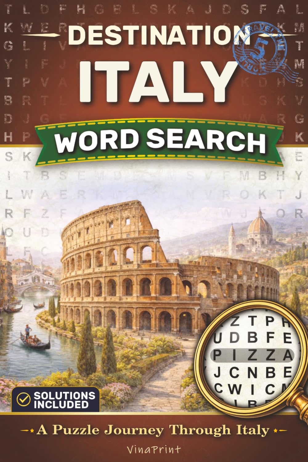 Destination Italy Word Search: A Puzzle Journey Through Italy | Travel Size Edition (Destination Word Search Series)