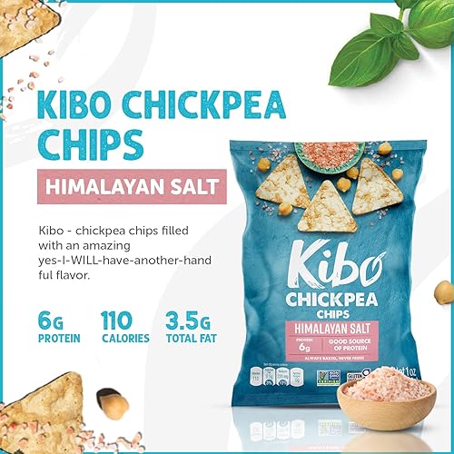 Miniatura 18 de Kibo Paquete variado de chips de lentejas, aperitivos veganos sin gluten, verificados sin OMG, a base de plantas, 0.99 oz, paquete de 12