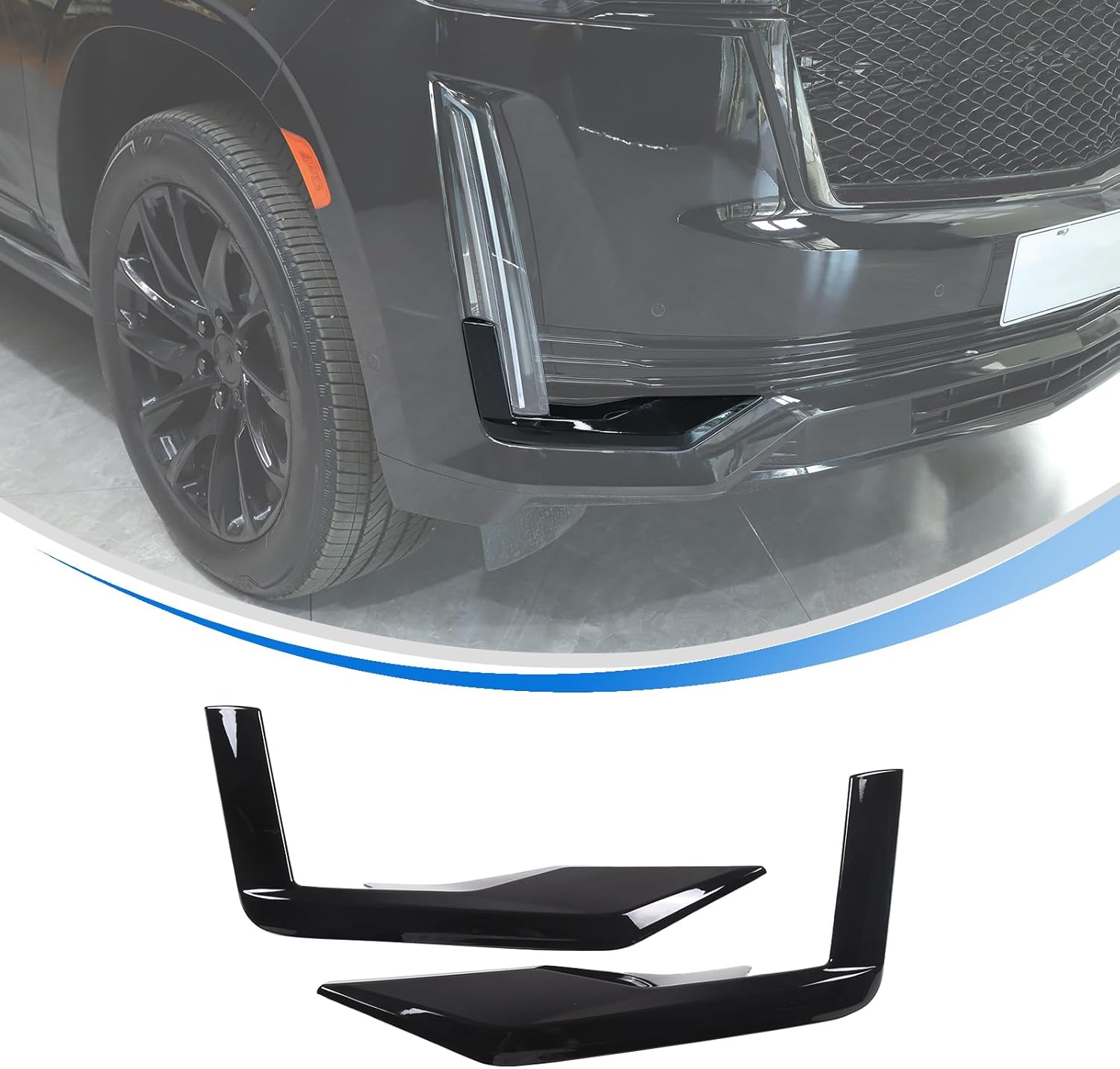 HIRUFAIT Front Corner Bumper Guard for Cadillac Escalade