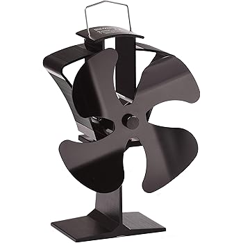 Fulltime Kaminventilator mit 4 Flügeln, umweltfreundlich, warme Luft im