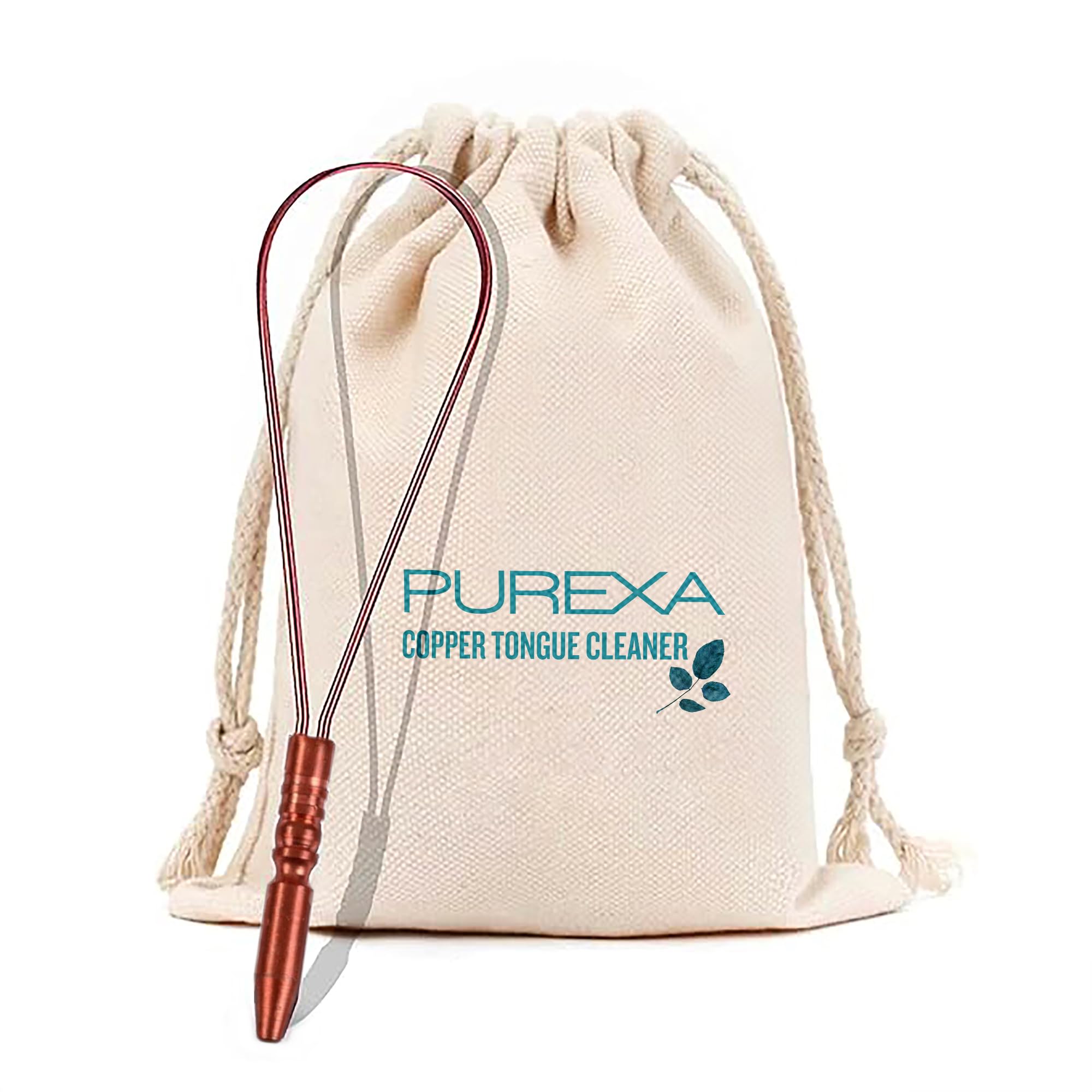 Purexa Ayurvedic Copper Tongue Cleaner with Ergonomic Q Handle (Pack of 1) | 100% Pure Copper Tongue Scraper| Improved Oral Health and Fresher Breath-picture-31