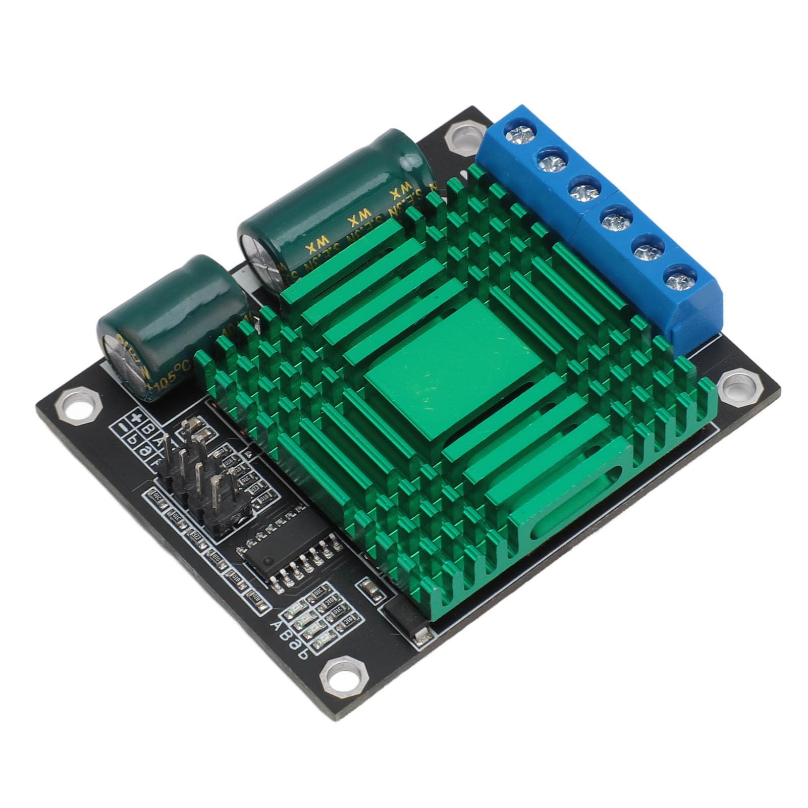 Driver Motore DC, Controller Motore a Ponte H a Doppio Canale DC 9V-30V 60A PWM Scheda Regolatore Motore Ad Alta Potenza Modulo di Controllo Motore Elettrico Industriale