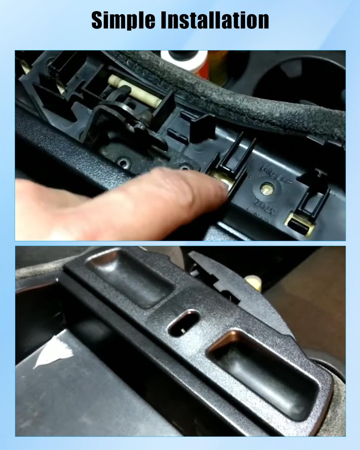 Center Console Jump Seat Armrest Lid Latch Fit for Chevy Silverado Suburban Tahoe Avalanche GMC Sierra Yukon 1995-2006 Replace 11098014 812444 812443 19127364, Console Lock Assembly