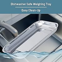 Vista 5 de Taylor Báscula de cocina analógica Báscula de alimentos mecánica, capacidad de 22 lb, Multicolor