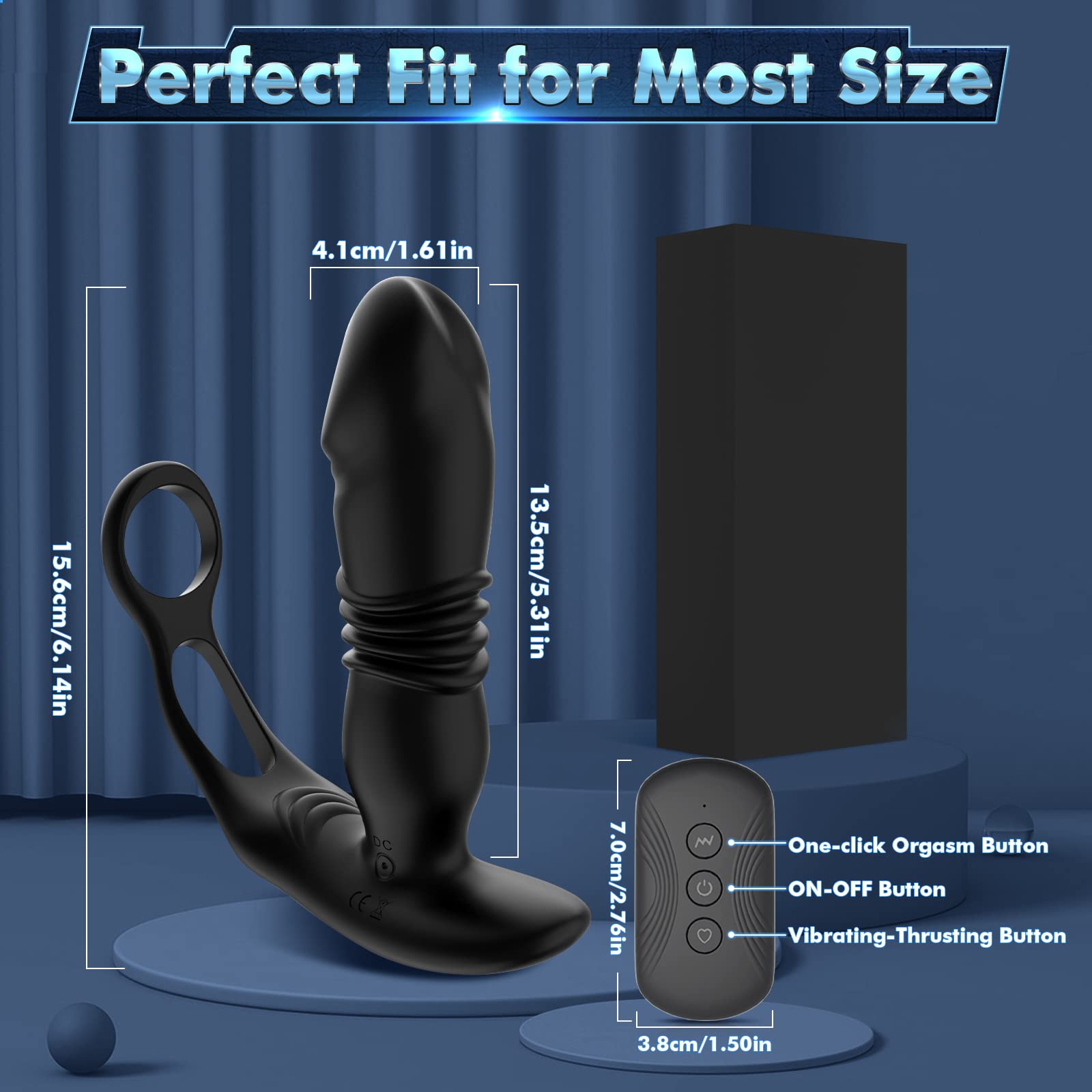 beisar prostate massager anal vibrator 50 Shades Small Butt Plug main image 0