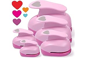 5 Pack Heart Punchers: Crafting Heart Punches for a Punch of Love
