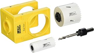 IVY Classic 27001 Bi-Metal Lock Installation Kit With Guide Template for Steel And Wood Doors, Carded